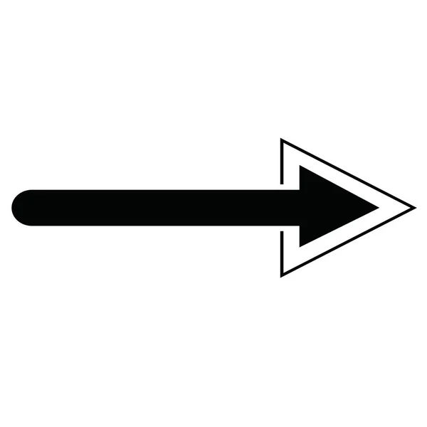 Návrh Symbolu Šipky — Stockový vektor