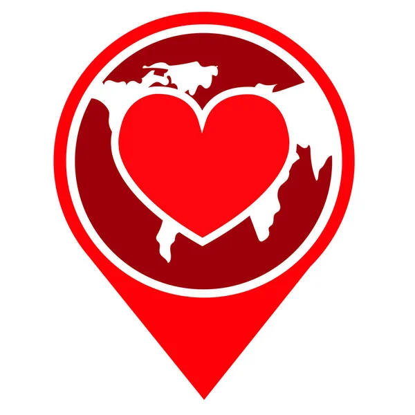 Heart Icon Sign Symbol Deign — Wektor stockowy
