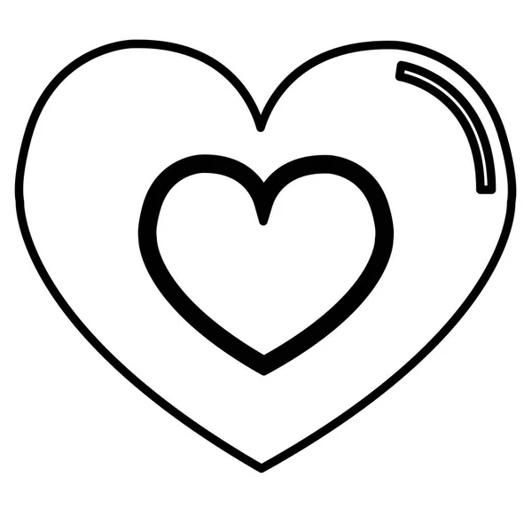 Heart Icon Sign Symbol Deign — Stockvektor