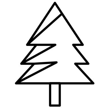 Noel ağacı simgesi simgesi tasarımı