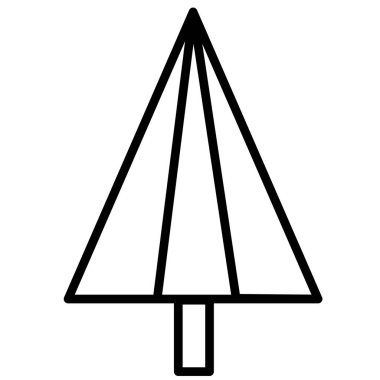 Noel ağacı simgesi simgesi tasarımı