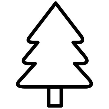 Noel ağacı simgesi simgesi tasarımı