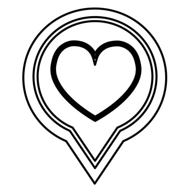 Heart icon sign symbol deign