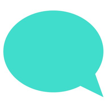 konuşma kabarcığı işaret simgesi tasarımı