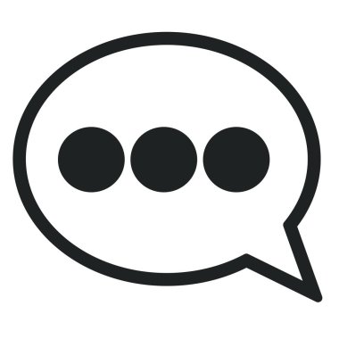 konuşma kabarcığı işaret simgesi tasarımı