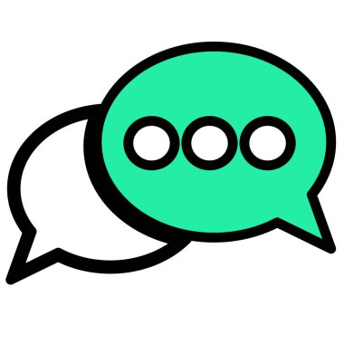 konuşma kabarcığı işaret simgesi tasarımı