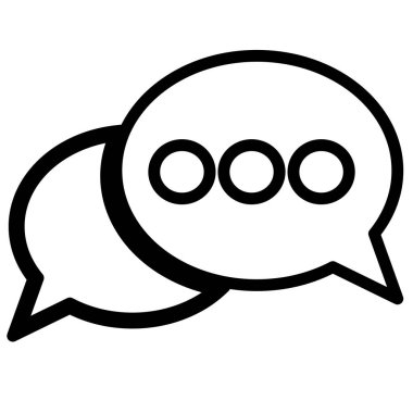 konuşma kabarcığı işaret simgesi tasarımı