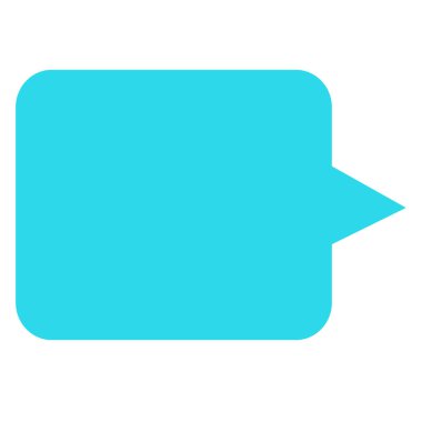 konuşma kabarcığı işaret simgesi tasarımı