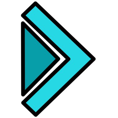 Ok simgesi simgesi tasarımı