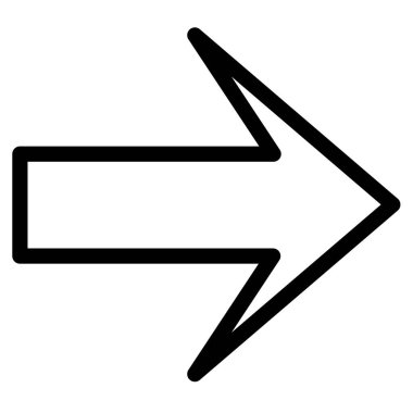 Ok simgesi simgesi tasarımı