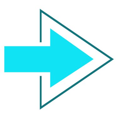 Ok simgesi simgesi tasarımı