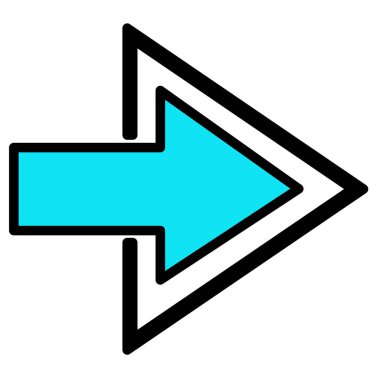 Ok simgesi simgesi tasarımı