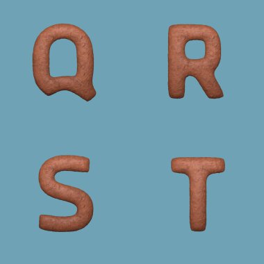 Soluk mavi arkaplanda 3 boyutlu kil şekillendirme kolay ayrıştırma yolu da dahil