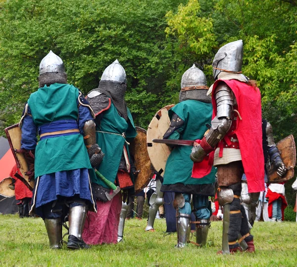 Ritter des Mittelalters — Stockfoto