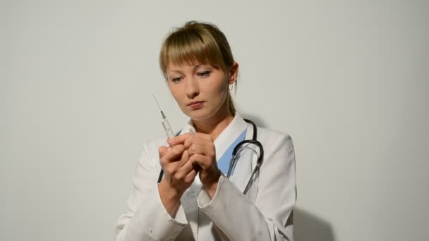 Γιατρός γυναίκα — Αρχείο Βίντεο