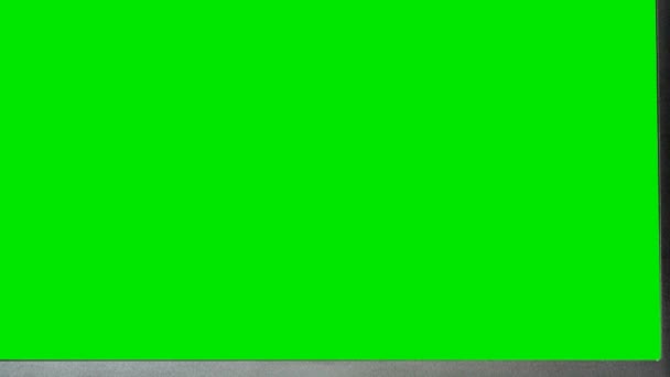 緑色の画面 — ストック動画