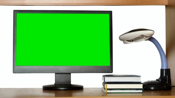 Зеленый экран — стоковое видео