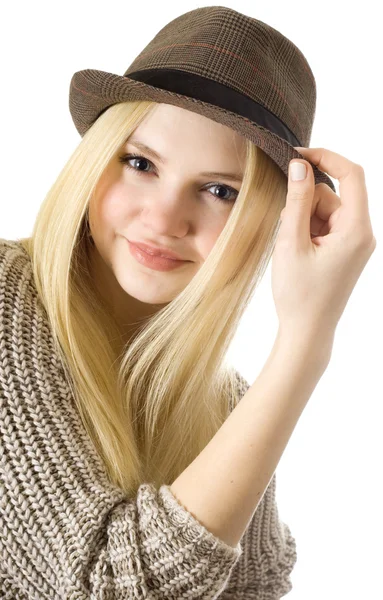 Blondynka nastolatka — Zdjęcie stockowe