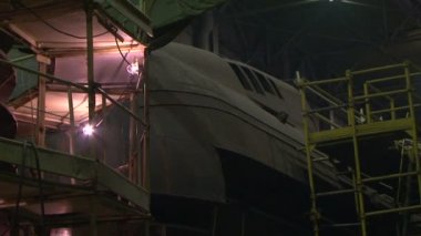 endüstriyel bir tesisi üzerinde kaynak