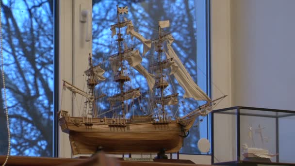 Μοντέλο πλοίου — Αρχείο Βίντεο