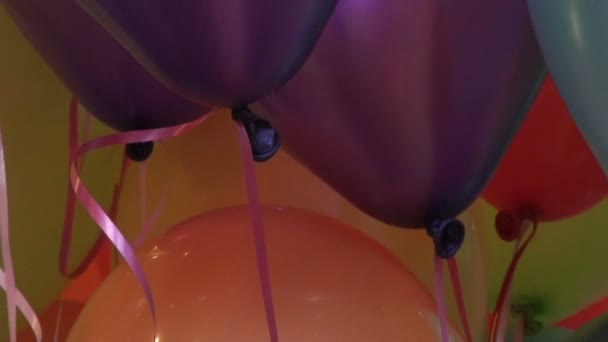 Luftballons — Stockvideo