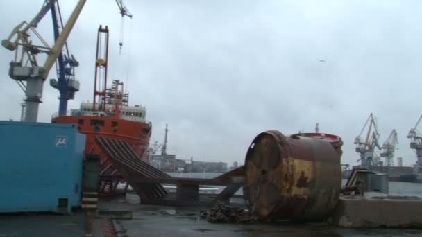 Transporte marítimo de mercadorias — Vídeo de Stock