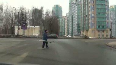 Araba şehir içinde hareket