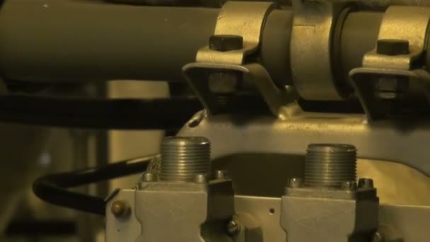 Partes del motor del transbordador espacial — Vídeos de Stock