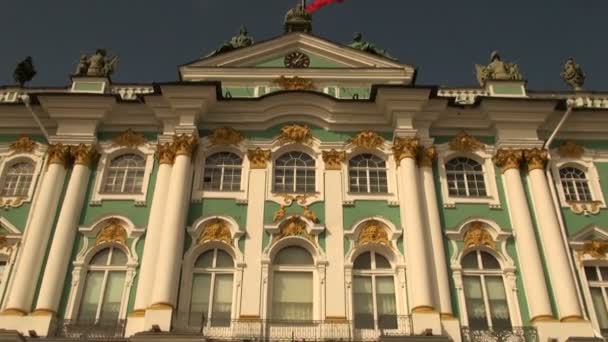 State Hermitage museum in St. Petersburg — Stock Video