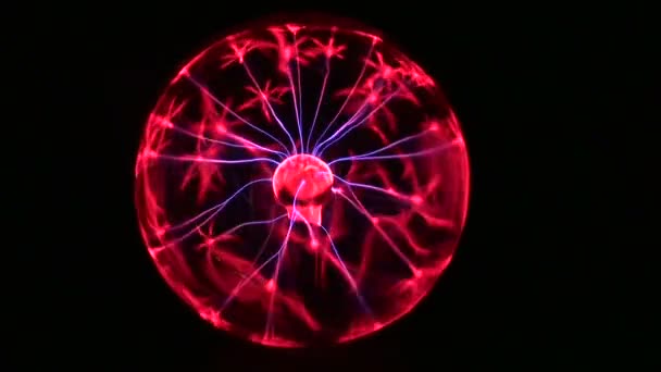 Inside the ball lightning — Stock Video