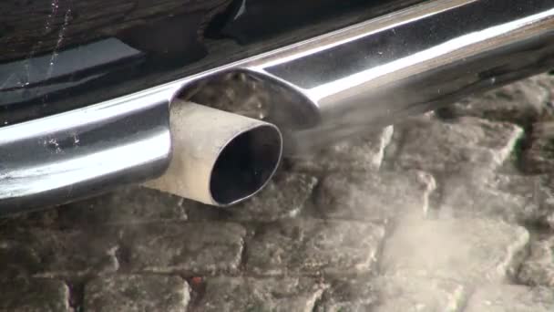 Exhaust pipe machine — Stock Video