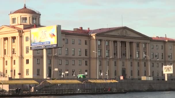 Sala de concertos da estação ferroviária Finlyandsky em São Petersburgo — Vídeo de Stock