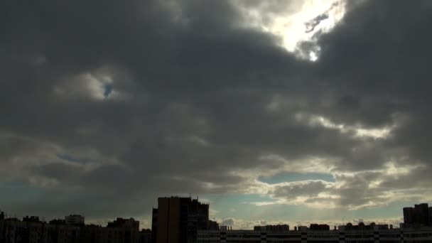 Літаючих хмари — стокове відео