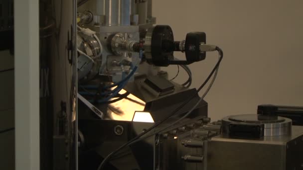 Лаборатория нанотехнологий — стоковое видео