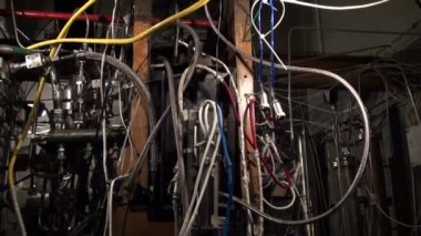 bir sürü elektrik telleri