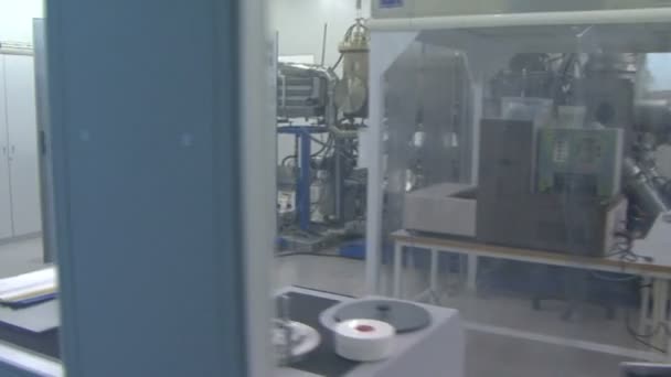 Laboratório de nanotecnologias — Vídeo de Stock