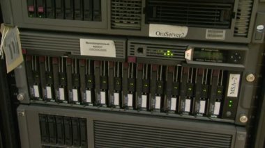 een blok van het systeem van de computer, server