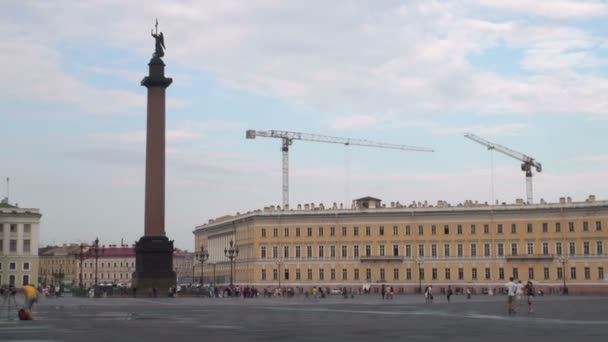 A praça do palácio em São Petersburgo — Vídeo de Stock