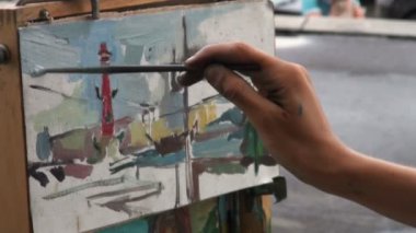 boya, fırça, resim çizme