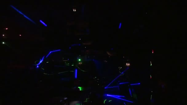 Laser show — Stockvideo