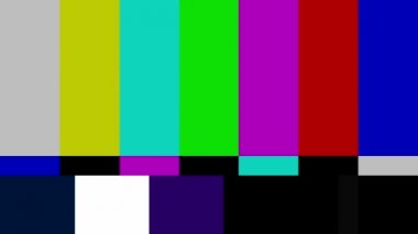 TV renk testi ekran