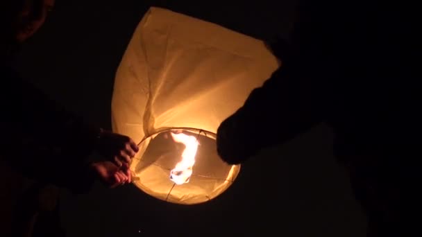 Paper lantern — Stock Video