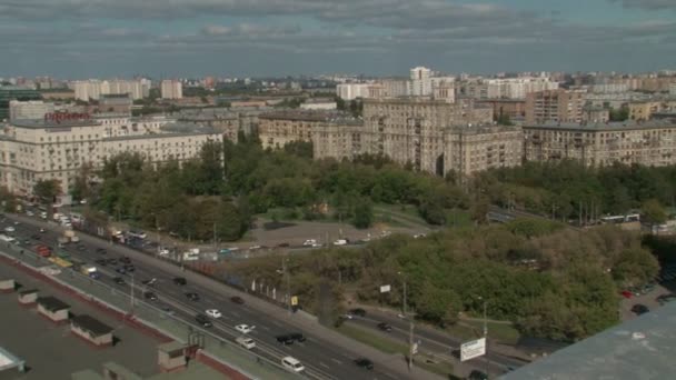 Moskva city — Stockvideo