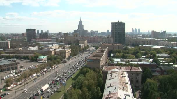 Moskva city — Stockvideo