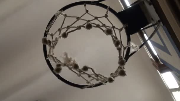 Basketball ring — Stock Video
