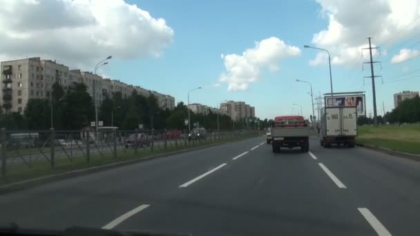 Flujo de coches — Vídeos de Stock