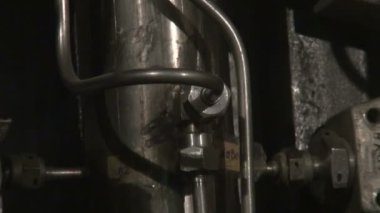 Hortum, gövde çizgiler ve tüpleri intertwining