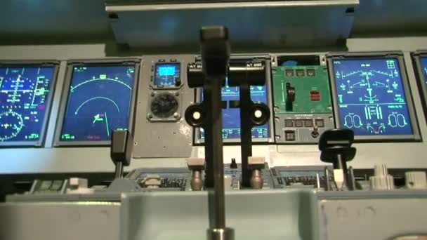 O avião da roda — Vídeo de Stock