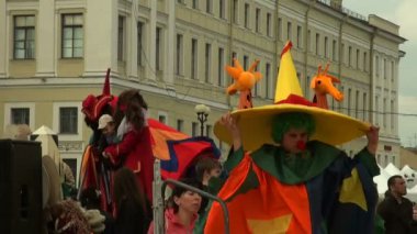 The artists on stage