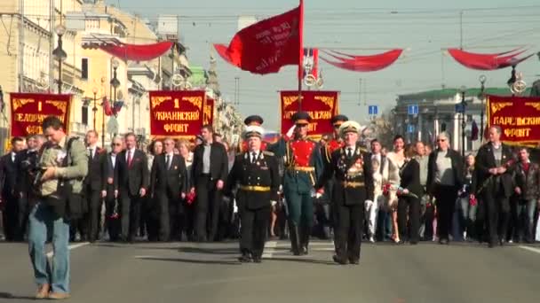 Desfile festivo — Vídeo de stock